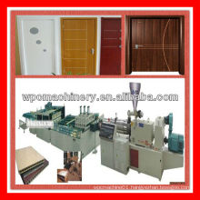 WPC wood plastic foam board WPC PVC door extrusion line